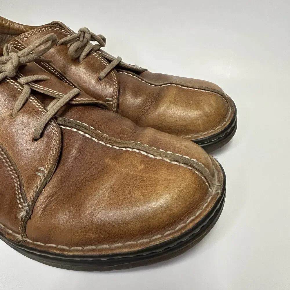 Dr. Docs Martens 8B16 Ripley Split Toe Leather Lace Up Oxfords Mens Size 11 Vtg